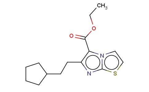 ETHYL 6-(2-CYCLOPENTYLETHYL)IMIDAZO[2,1-B]THIAZOLE-5-CARBOXYLATE